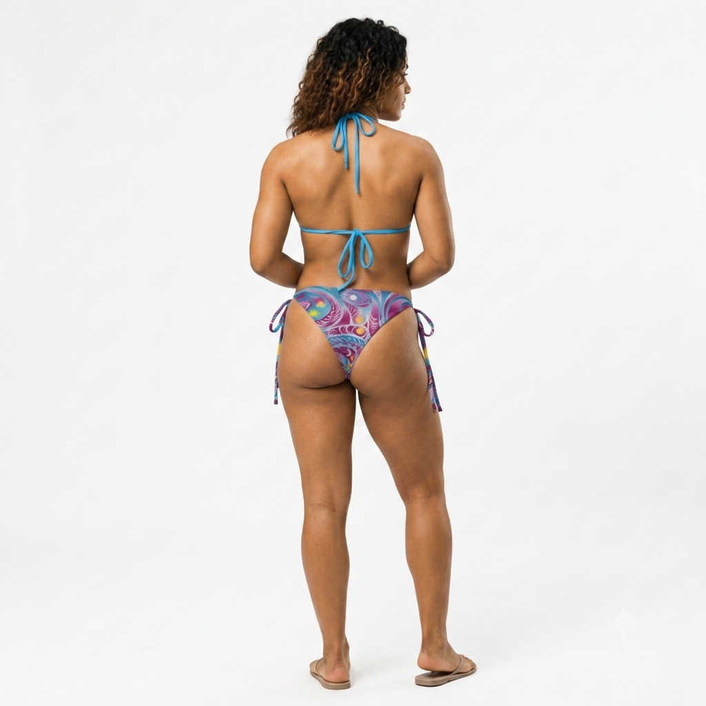 Marble Bliss Two-Piece Women's Bikini
