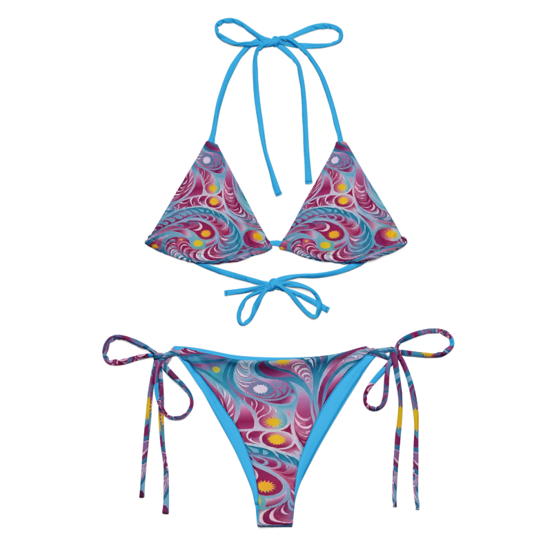 Marble Bliss Two-Piece Women's Bikini