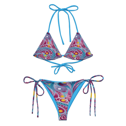 Marble Bliss Two-Piece Women's Bikini
